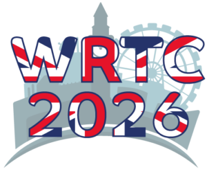 Official WRTC 2026 UK logo.