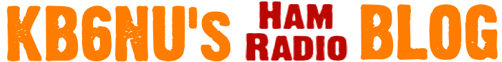 KB6NU’s Ham Radio Blog logo.