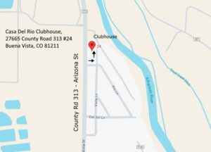Casa del Rio Clubhouse in Buena Vista, venue for CLARA's September 2026 meeting