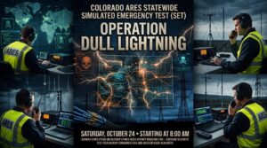 Colorado Simulated Emergency Test information graphic supplied by Chaffee Lake Amateur Radio Association